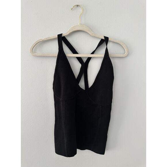 Zara Tops - Zara knit Tank Top Womens Small Black Sleeveless Basic Minimal